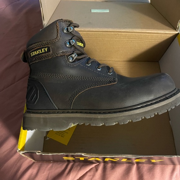 Stanley Men's Brown Work Boots - Picture 1 of 4